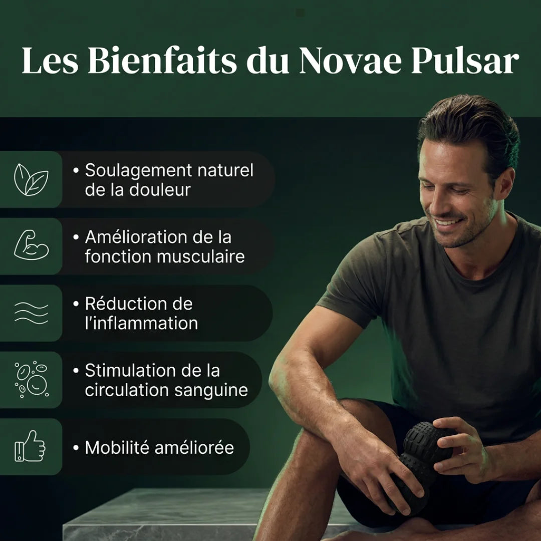 Novae Pulsar 2.0 | Rouleau Massant Vibrant