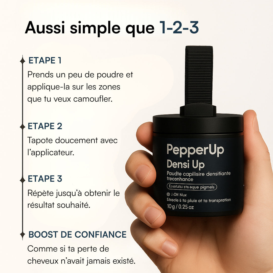 Densi Up® | Poudre capillaire densifiante instantanée